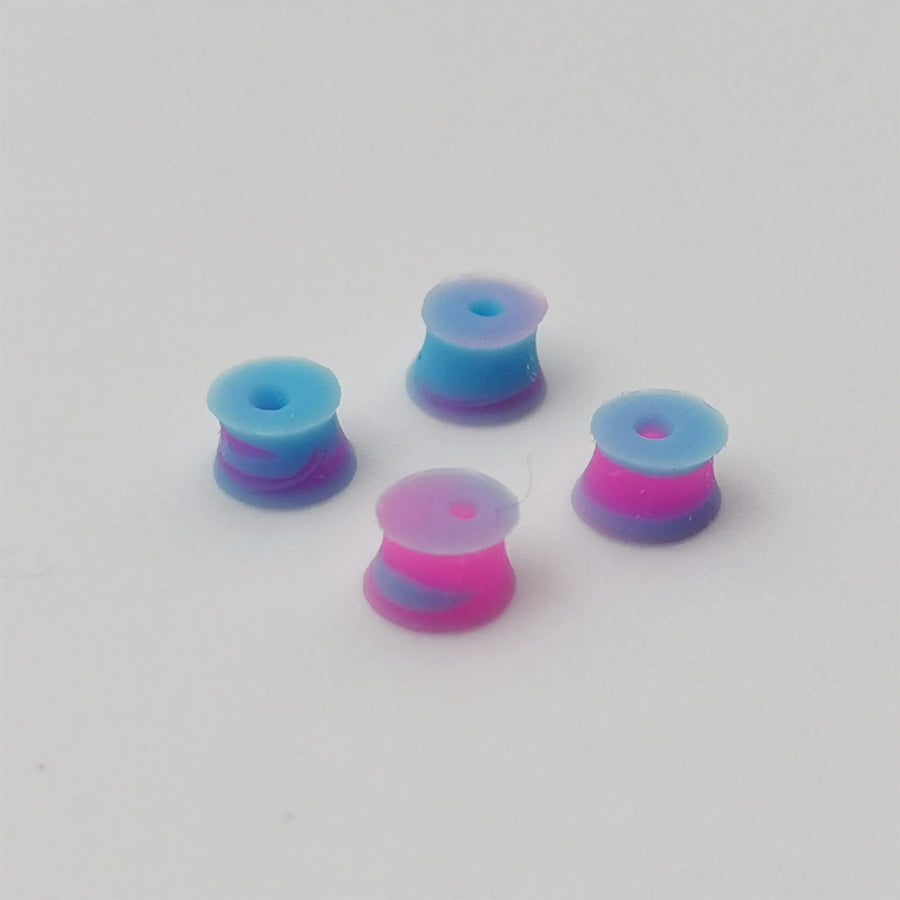 Joint en silicone fait main bleu rose