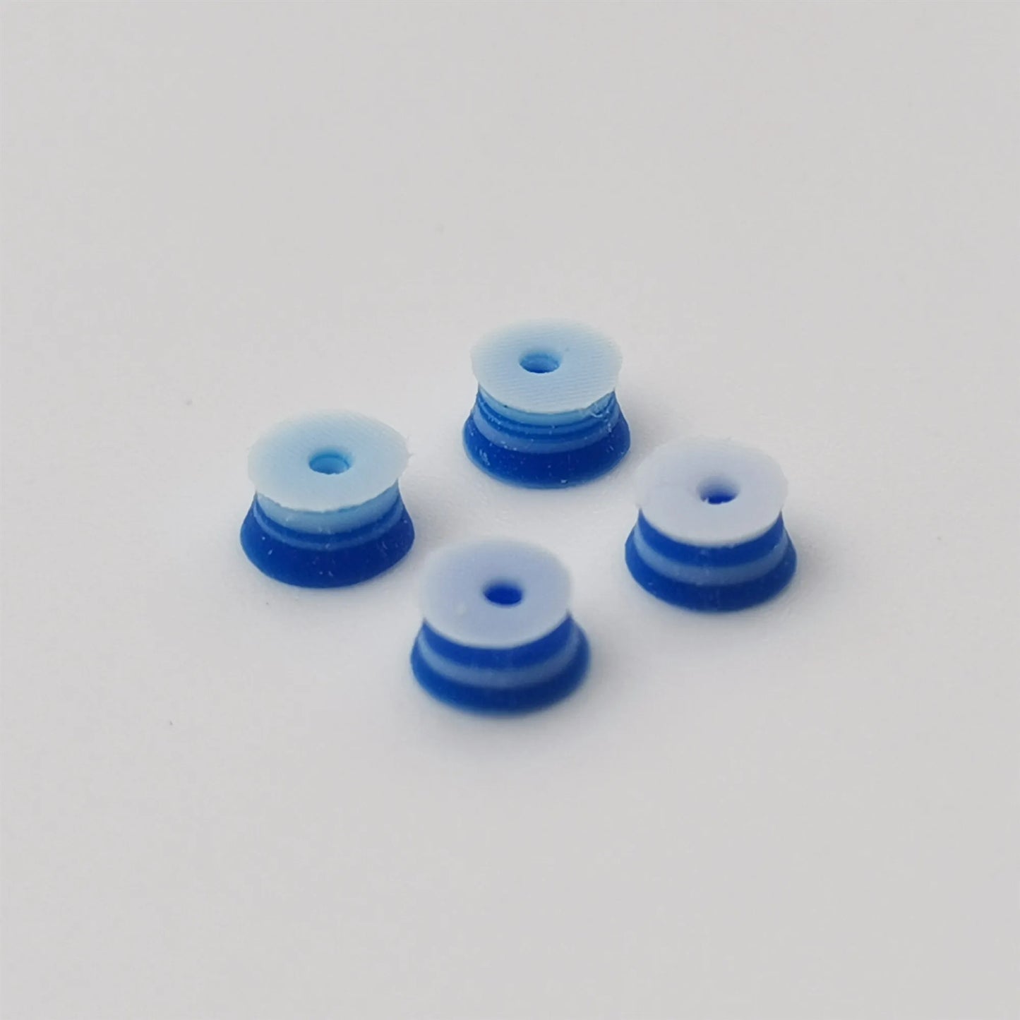 Joint en silicone fait main bleu blanc