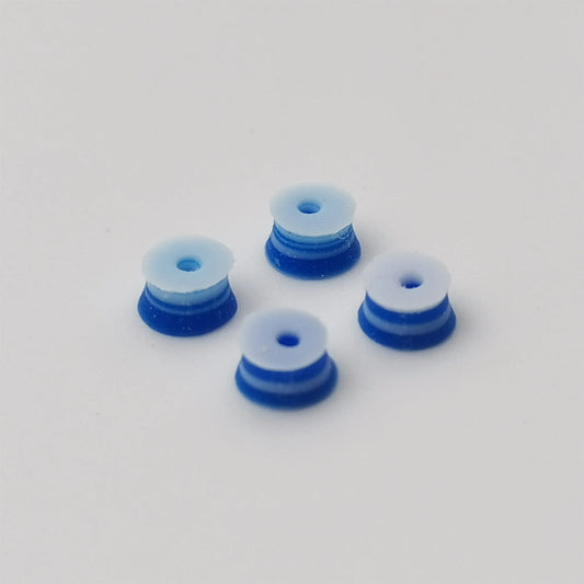 Joint en silicone fait main bleu blanc